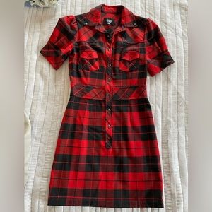 D&G plaid midi dress, size 44